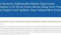 80％ 的 Oracle JDK 使用者正在考慮其他支援選項