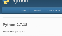 Python 2.7.18 釋出，Python 2 時代結束