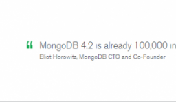 MongoDB 4.2 正式發布，引入分散式事務