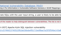 Apache Kylin 發現 SQL 注入漏洞，已修復