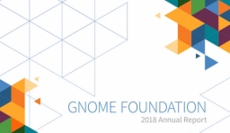 GNOME 基金會發布 2018 年度報告