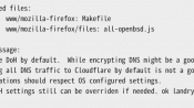 OpenBSD 上的 Firefox 默認禁用 DoH